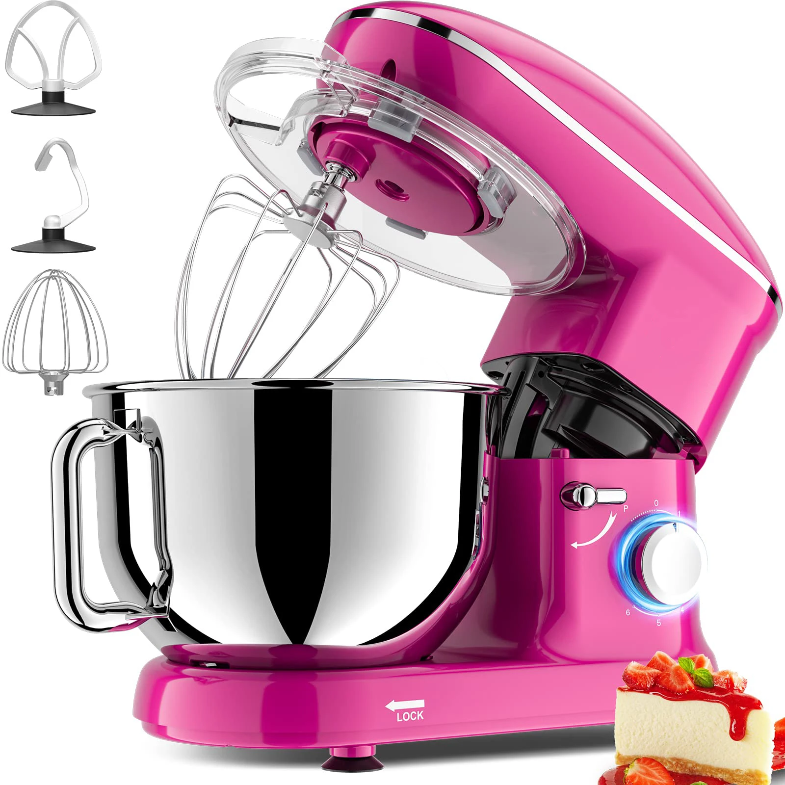 Home Appliances Electric Flour Mixer For Batidora Kitchen Cuisine Aid Robot 1500w Bakery Dough Stand Food Mixer